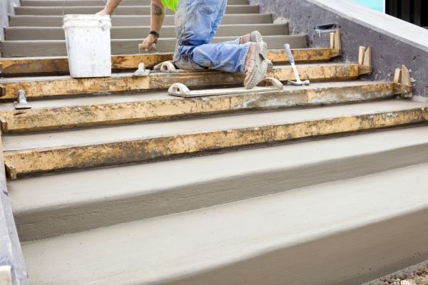 Concrete Steps Pouring in Casper