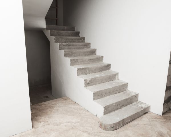 Cement Step Installation in Casper