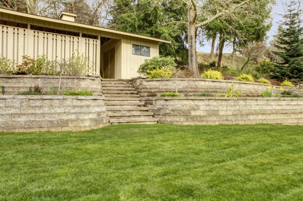 Retaining Wall Construction in Casper