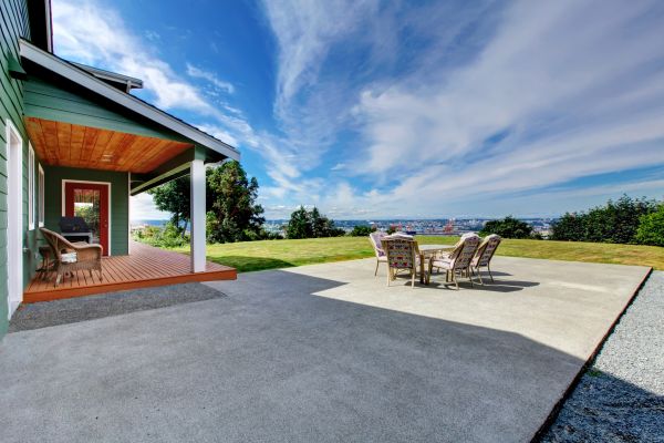 Backyard Concrete Paving in Casper