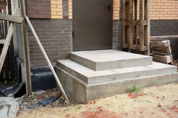 Cement Steps Construction in Casper