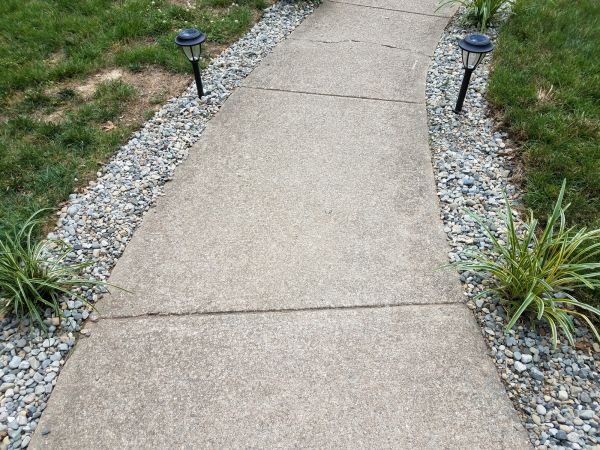 Cement Path Construction in Casper