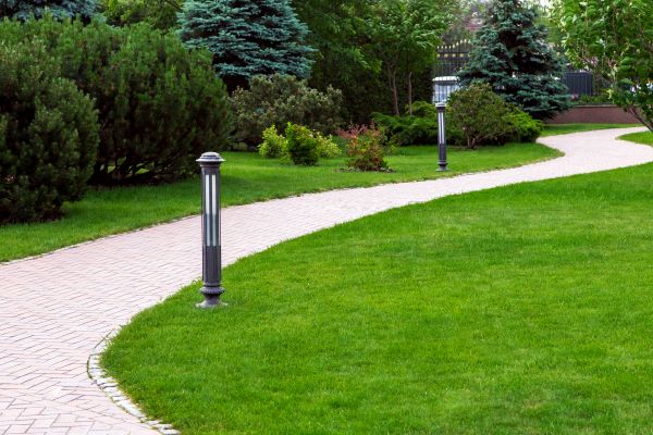 Backyard Sidewalk Installation in Casper